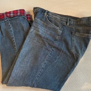 Eddie Bauer- women’s fully lined jeans. Size 12